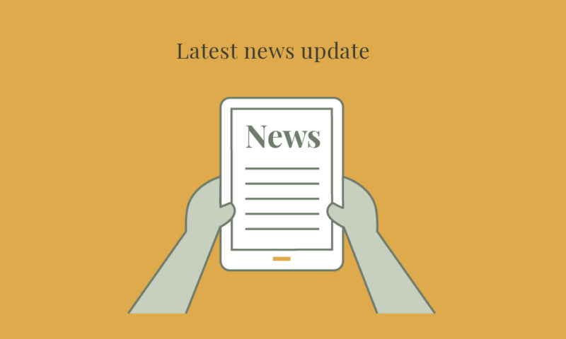 news update on tablet